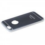 Wholesale Samsung Galaxy S6 Edge Plus Slim Aluminum Hybrid Case (Black)